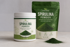 Espirulina en Polvo para el Crecimiento del Cabello, Aclaramiento de la Piel y Apoyo al Sueño - Suplemento Vegano Sin Gluten, Antioxidante y Refuerzo Inmunológico 1kg - Product Image 4
