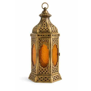Antique Brass Moroccan Star-Cut <b>Lantern</b> Wholesale | Handcrafted India - Product Image 1