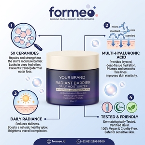 OEM Manufacture Paraben-Free & Cruelty-Free Daily Moisturizer Cream for Women Adults All Skin Types in Jar - Product Image 1