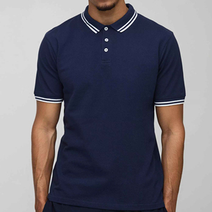 เสื้อโปโลชายผ้าฝ้ายแท้ 100% ปักโลโก้ แขนสั้น ไซส์ใหญ่ - Product Image 5
