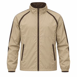 Chaqueta Cortavientos para Hombre Talla Grande, Estilo Casual/Deportivo/Urbano, con Cierre, Ropa Abrigada a Prueba de Viento - Product Image 4
