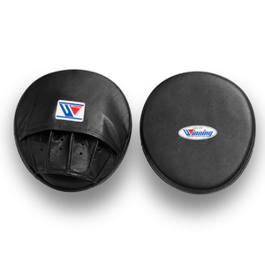 Winning Boxing Focus Mitts Genuine Leather Curved Focus Pads Training Sparring Punching Mitts OEM Manufacturer - Product Image 6