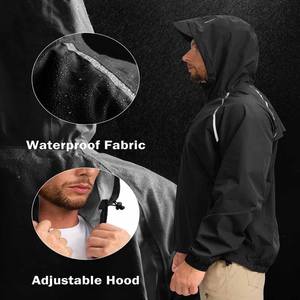 Veste de pluie coupe-vent de nouvelle conception, veste de sport de haute qualité pour hommes, vestes de printemps, envoyées par Dress Sports - Product Image 3