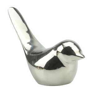 Jaffs Exports Silver 13.5cm H X 8.5cm W X 20cm L Aluminium Handmade Modern Art Bird Figurine Eco-Friendly Durable Tabletop Decor - Product Image 6