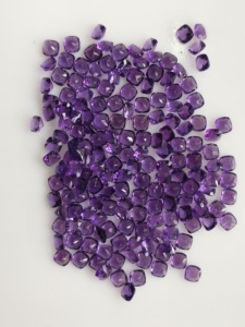 Ametyste africaine naturelle 3MM taille coussin violet, pierre précieuse de qualité supérieure pour la fabrication de bijoux - Product Image 3