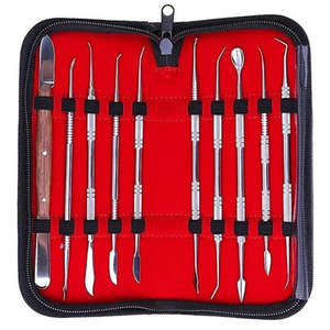 Manual Dental Wax <b>Knives</b> <b>Carving</b> Tool Kit <b>Carving</b> Plaster Wax <b>Knife</b> Spatula Practical Stainless Steel Versatile Instrument - Product Image 5