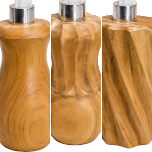 Ensemble de lavage des mains en teck de qualité supérieure ARTERRA, distributeur de savon liquide moderne, bouteille imperméable et écologique pour hôtels, villas et maison - Product Image 5