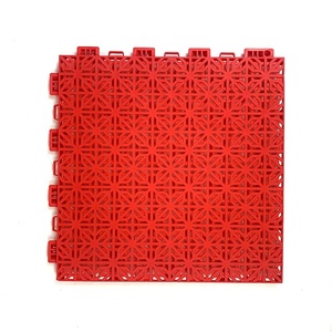 Dalles de sol emboîtables pour terrains de basketball, tapis en PP, fabricant de revêtements sportifs - Product Image 1