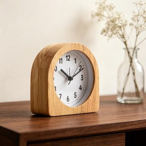 Handmade Wooden Table <b>Clock</b> Rustic Desk <b>Clock</b> Home Decor - Product Image 2