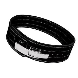 New Custom Heavy Duty Soft Lever Powerlifting <b>Belt</b> 10mm/13mm Adjustable Leather Non-Slip Body Building Weightlifting <b>Belt</b> OEM - Product Image 1
