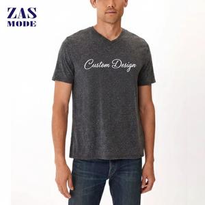 เสื้อยืดคอกว้างผู้ชาย ผ้าฝ้าย 100% สำหรับฤดูร้อน ขายส่ง ทรงเข้ารูป ระบายอากาศได้ดี พิมพ์ลายดิจิทัล แขนสั้น ผ้าถักเนื้อนุ่ม แห้งเร็ว - Product Image 1