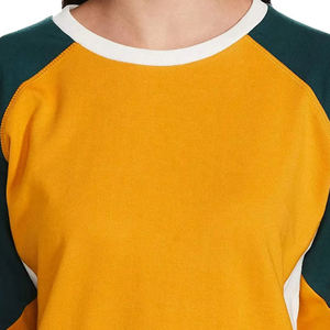เสื้อสเวตเชิ้ตคอกลมแขนยาวสำหรับผู้หญิง สีมัสตาร์ด เหลือง เขียว ขาว ถักนิตติ้ง สวมใส่สบายๆ สำหรับฤดูใบไม้ร่วง - Product Image 6