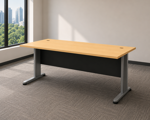 AY <b>Office</b> System Rectangular Conference <b>Table</b> Melamine Laminate Top Metal Legs Modern <b>Office</b> Furniture Durable Commercial - Product Image 1