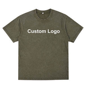 Camiseta de Hombre de Gran Tamaño, Holgada, 100% Algodón Ecológico, con Logotipo Personalizado, Estilo Urbano, Impresión Serigráfica, Superventas - Product Image 4