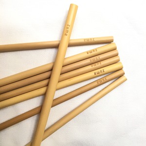 100% Reusable Natural <b>Bamboo</b> Drinking <b>Straws</b> with Custom Logo Eco-Friendly BPA-Free 200mm <b>Bamboo</b> <b>Straws</b> by ECO2GO Vietnam - Product Image 6
