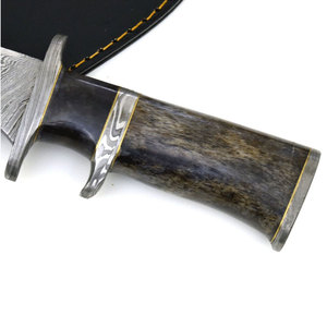 Custom Damascus Steel Hunting Knife with G10 Handle Outdoor Camping Hunting Bushcraft Utility <b>Tool</b> Handmade - Product Image 5