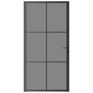 40.4 \ "x79.3 \" vetro ESG nero e porta interna scorrevole in alluminio - Product Image 3