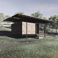 Maison préfabriquée modulaire de luxe sur mesure de 20 pieds (41 m²) surélevée, 100 % écologique, exportation sans taxe