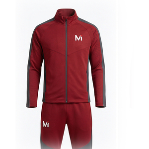 ชุดวอร์มแบบมีฮู้ดสำหรับทุกเพศ สไตล์ลำลอง สีพื้น สำหรับออกกำลังกาย วิ่งจ๊อกกิ้ง ทรงปกติ ระบายอากาศได้ดี ผลิตในอเมริกา ยุโรป แบรนด์ Maluza - Product Image 1