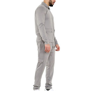 Ensembles de survêtements d'entraînement d'hiver personnalisés pour hommes 2026 avec logo – Survêtement personnalisé 100 % polyester, molleton décontracté, séchage rapide et respirant - Product Image 5