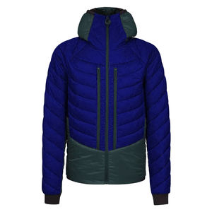 Chaqueta bomber acolchada de algodón para hombre, plegable, con capucha, aislante, para correr, viajar y hacer senderismo. - Product Image 3