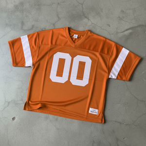 Men's Custom Screen Print Logo Jersey Mesh T-Shirt Drop Shoulder OEM Boxy Blank Oversized <b>Light</b> Weight 100% Cotton - Product Image 1