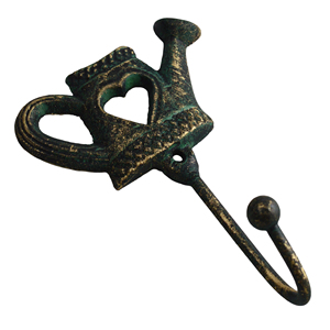 Heart Shaped Metal <b>Hooks</b> With Antique Painted Finishing Design <b>Wall</b> Mounted Hanger Home Decoration Design Ionic <b>Key</b> <b>Hooks</b> - Product Image 5