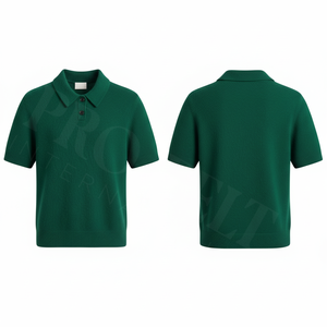 Camiseta Polo de Manga Corta de Algodón y Poliéster para Hombre, Tejido Suave de Mezcla de Algodón, Corte Clásico, Cuello con Botones, Ropa Casual - Product Image 2
