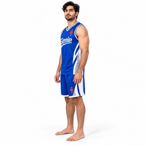 Uniforme de baloncesto profesional, conjunto de pantalones cortos personalizados, ropa deportiva transpirable de secado rápido para entrenamiento de equipo y juegos - Product Image 4