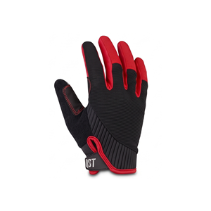 Gants de cyclisme d'hiver à doigts complets pour VTT, paume rembourrée, fermeture auto-agrippante au poignet, protection UV, compatibles écran tactile, logo personnalisé - Product Image 4