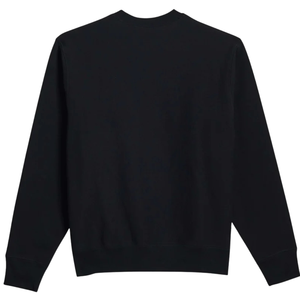 Sudadera de Felpa para Hombre, Corte Holgado, Cuello Redondo, Color Negro, Suave, Cálida, Informal, Manga Larga, Premium, para Otoño e Invierno - Product Image 3