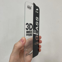 It's Me 200CC Protection d'écran en verre trempé transparent de 0,4 mm avec bordure en aluminium haute résistance, grand arc, entièrement transparente