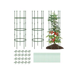 Alto 40 \ "/60 \" giardino fornisce supporti per piante con clip e cravatte sicure - Product Image 2