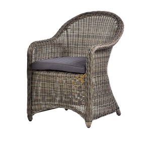 Scandinavian Boho Rattan <b>Dining</b> <b>Chair</b> Minimalist Single Armchair Handcrafted Rattan Furniture for Nordic Style <b>Dining</b> Room Cafe - Product Image 1