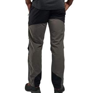 กางเกงเดินป่าผู้ชายสีเทา กางเกงขายาวสำหรับกิจกรรมกลางแจ้ง กางเกงคาร์โก้แบบมีกระเป๋าหลายช่อง กางเกงน้ำหนักเบา กันน้ำ - Product Image 2