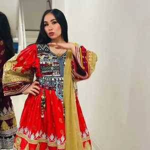 Robes afghanes vintage de haute qualité pour femmes, robes Kuchi afghanes pour femmes, robe longue, nouveau style maxi afghan pour femmes, service OEM - Product Image 5