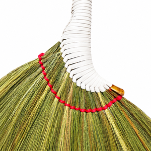 Balai en herbe naturelle avec manche en bambou, poils moyens, outil de nettoyage de sol écologique, style crevette Propinsi Jawa Tengah - Product Image 6