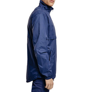 2026 Newly <b>Men's</b> Lightweight Quarter Zip Navy Blue Windbreaker <b>jacket</b> for <b>men</b> Custom Nylon Pullover Outdoor <b>Running</b> Outerwear - Product Image 4