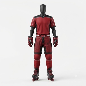 Tenue de hockey sur roulettes personnalisée, sublimation intégrale, vêtements d'équipe, tissu respirant de haute qualité, ensemble d'équipement sportif professionnel - Product Image 1