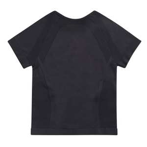 T-shirt de sport pour enfants, col rond, manches courtes, coupe classique, noir, personnalisable, vente en gros, t-shirt de sport pour garçons - Product Image 3