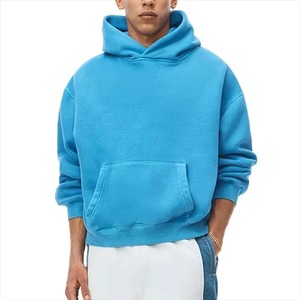 Wholesale <b>Bulk</b> OEM Service 500 Gsm Hoodie 100% Cotton Heavyweight Men's Pullover French <b>Terry</b> Blank Oversized Custom Embroidery - Product Image 2