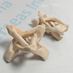 ขาตั้งจานไม้ทรงกลมทำมืออเนกประสงค์ ของตกแต่งบ้านสำหรับคริสตัล ไข่ ทรงกลม และแร่ธาตุ สำหรับเทศกาลอีสเตอร์ - Product Image 1