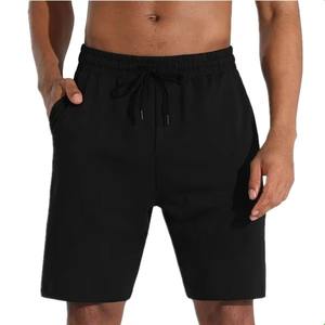 Pantalones Cortos Deportivos para Hombre, de Poliéster/Algodón, Lavados con Ácido, Resistentes, para Gimnasio y Running, con Características de Secado Rápido y Transpirabilidad - Product Image 1