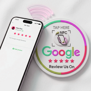 Tarjeta NFC sin contacto para reseñas de Google con logotipo personalizado, tarjeta inteligente de PVC para publicidad empresarial - Product Image 4