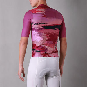 Maillots de cyclisme personnalisés Six Trend Sports, écologiques, respirants, en polyester imprimé, manches courtes, équipe de VTT - Product Image 2