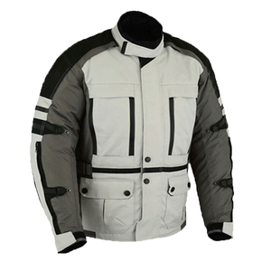 Veste de moto unisexe coupe-vent respirante à manches longues, color-block, pour la conduite automne, durable, légère, en polyester/nylon - Product Image 1