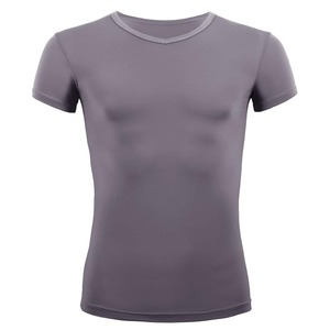 <b>Men</b> Polyester <b>Compression</b> T <b>Shirts</b> <b>for</b> Sale / <b>Men</b> Solid Color Short Sleeve <b>Compression</b> T <b>Shirt</b> - Product Image 1
