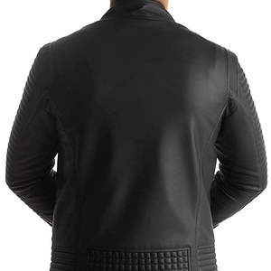 Chaqueta de cuero lisa de alta calidad para hombre, chaqueta de cuero informal de alta demanda para hombre - Product Image 6