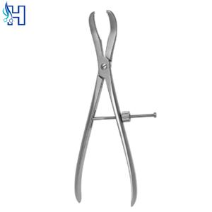 Orthopedic Bone Forceps 5.5 Inch Curved Surgical Stainless Steel Manual Reusable Plate Holding <b>Drill</b> <b>Guide</b> - Product Image 5