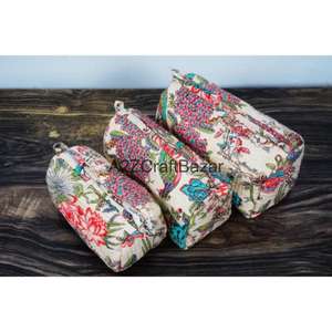 Juego de Bolsas de Viaje con Cierre y Borlas de Algodón Resistente, Diseño Ecológico y Reutilizable en 3 Tamaños para Maquillaje y Almacenamiento de Viaje - Product Image 2